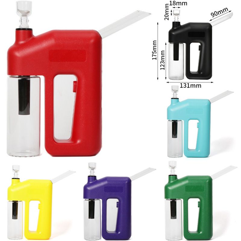 Electric Water Hookah Bong Smoking Bubbler With Glass Bowls
