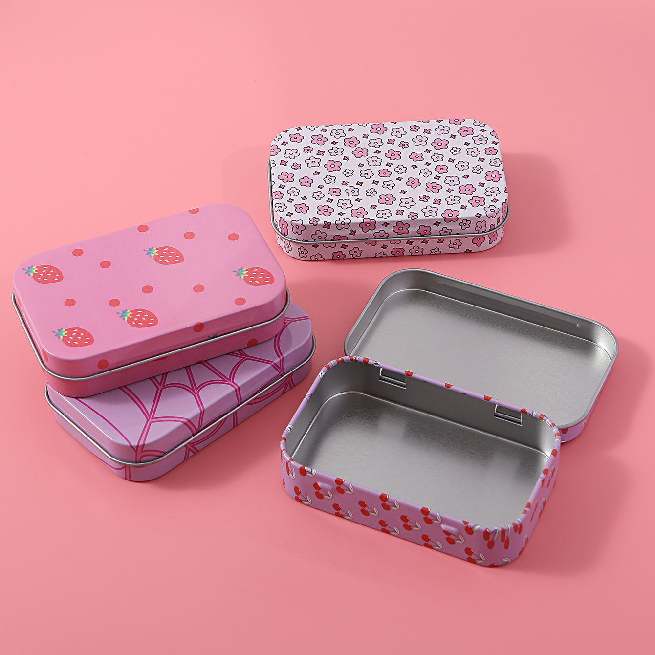 Tinplate Printed Marijuana and Tobacco Storage Case