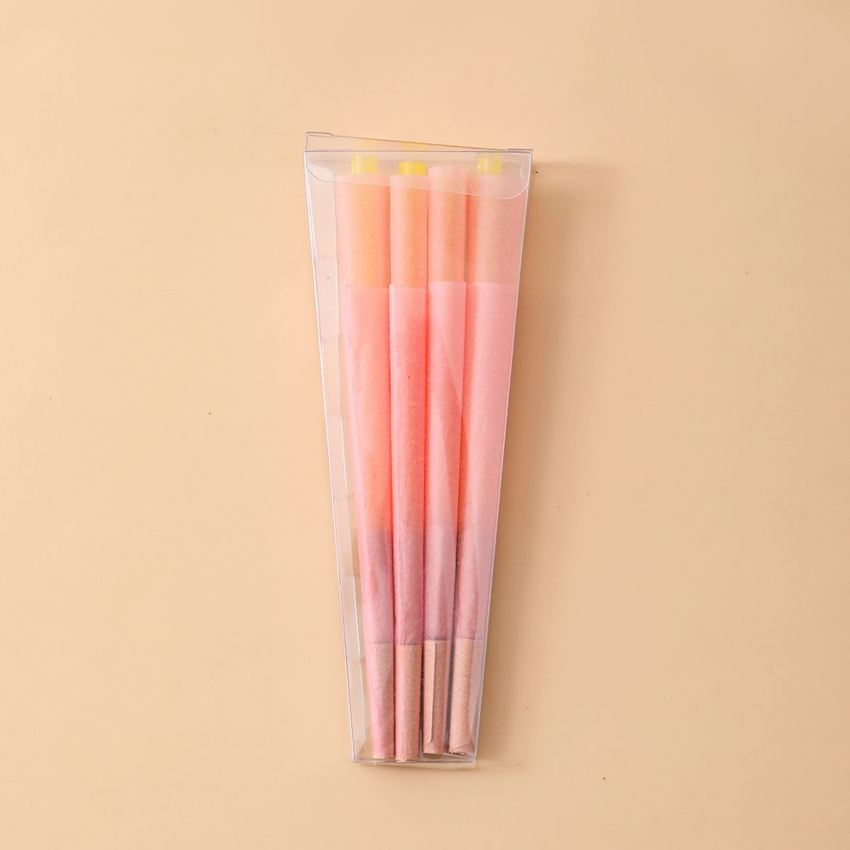 8 Pcs/Case Colored Pre-Rolled Cones Without Printing