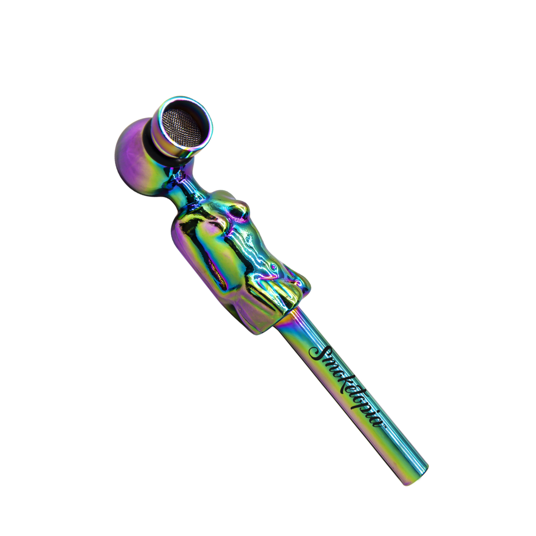 Glass Pipe 14CM Rainbow Smoking Pipe