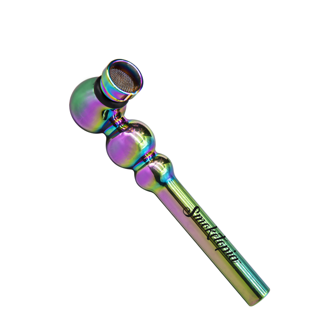 Glass Pipe 12CM Rainbow Smoking Pipe