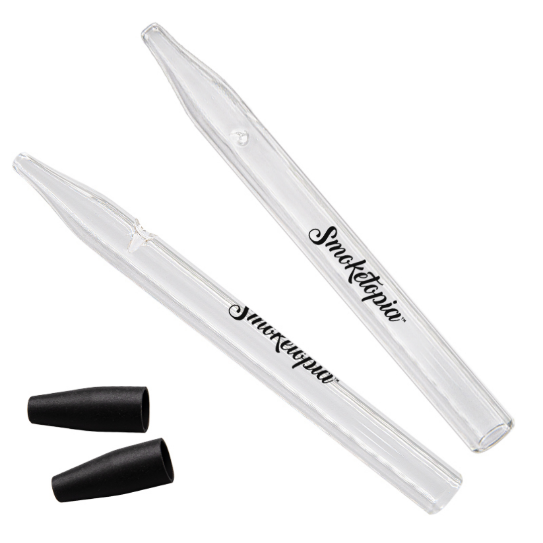 Needle OG Pipe with Silicone Lid Cover Chillum