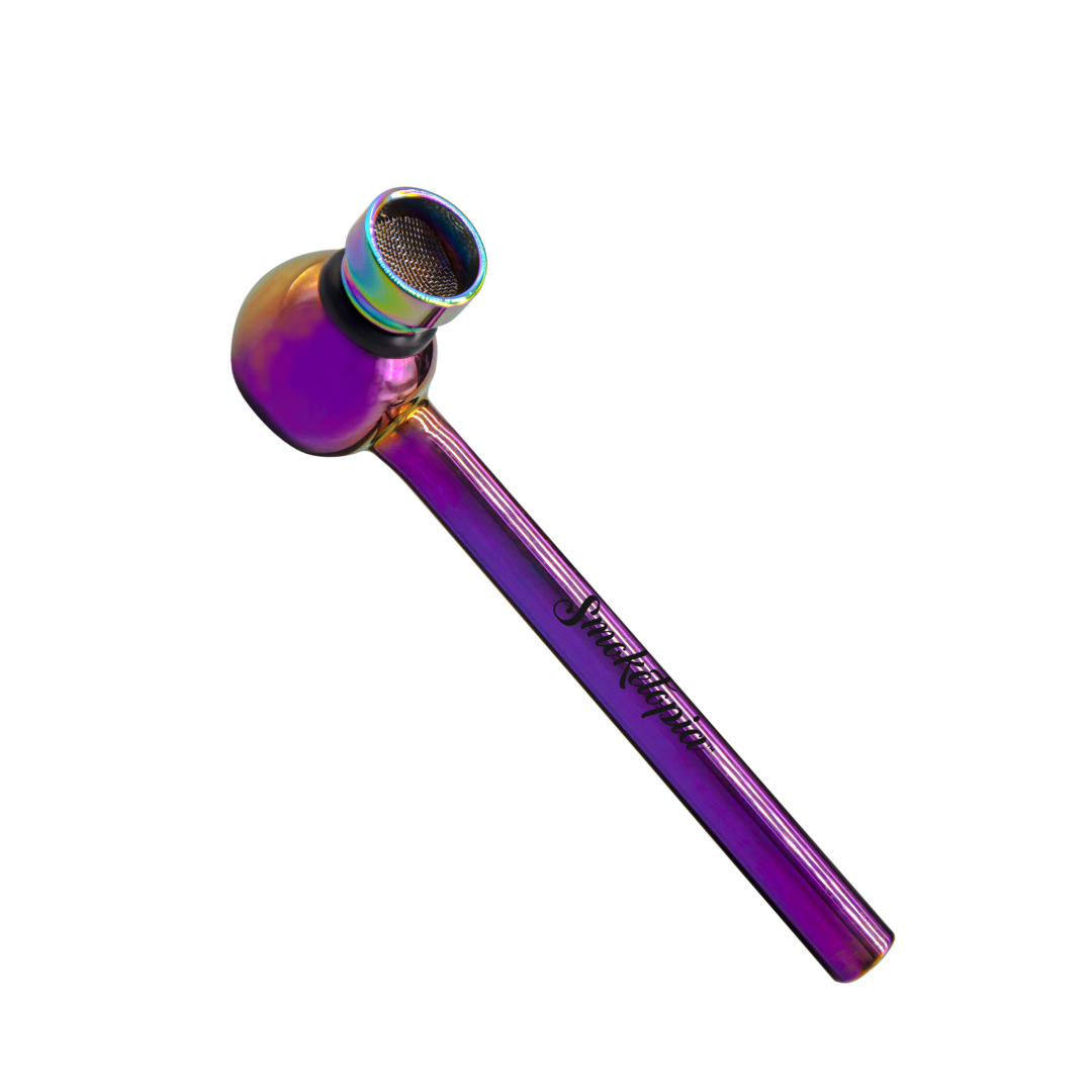 Glass Pipe 12CM Rainbow Smoking Pipe
