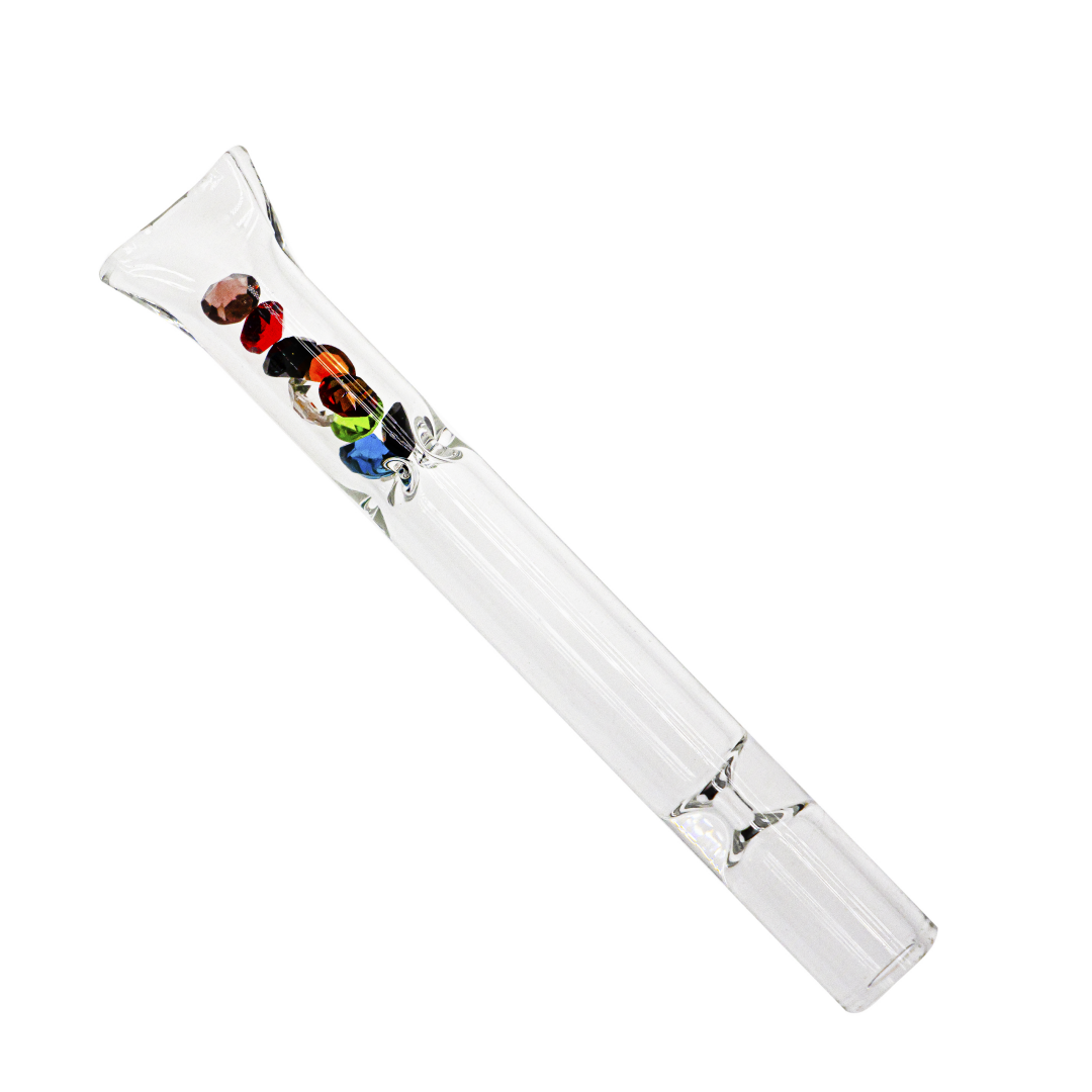Glass Tip Clear 2 in 1 OG Glass Chillum