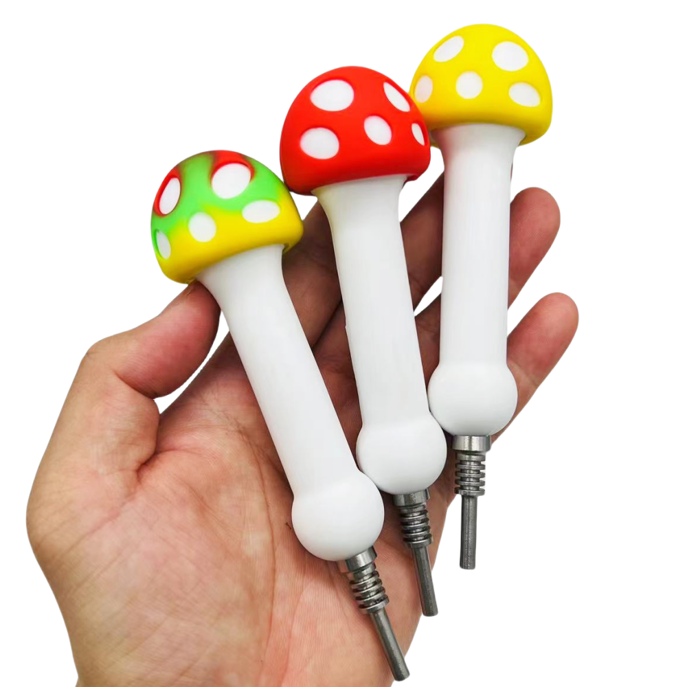 SIicone Mushroom Nectar Collectar with Tidying