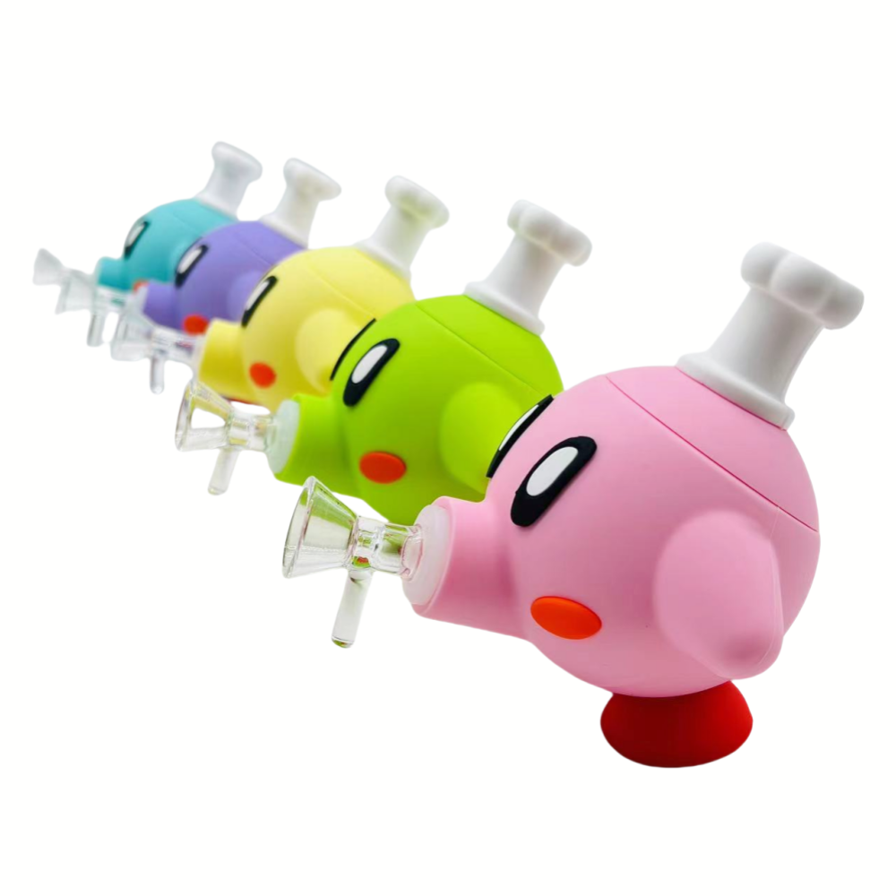 Star Kirby Pot Silicone Bong