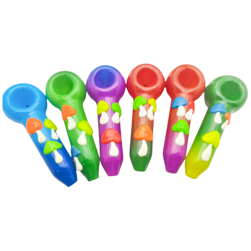 Mushroom Glass Hand Pipe