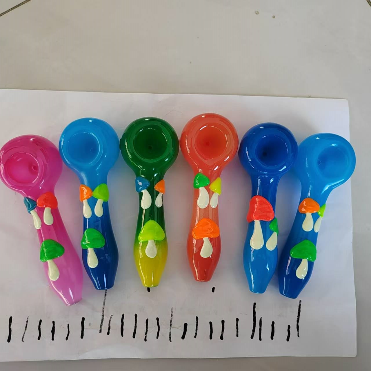 Mushroom Glass Hand Pipe