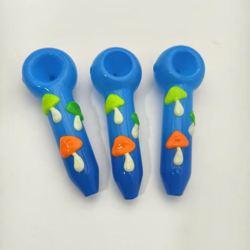 Mushroom Glass Hand Pipe