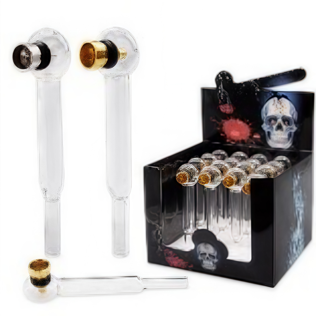 Glass Pipe Display 14CM Smoking Pipe
