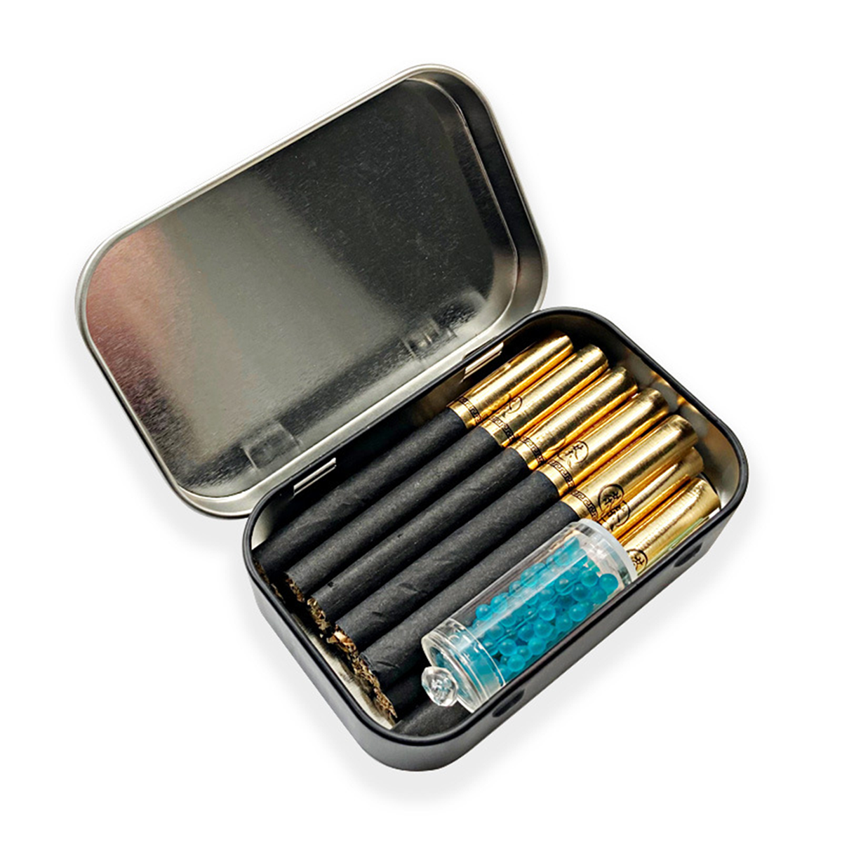 Tinplate Printed Marijuana and Tobacco Storage Case