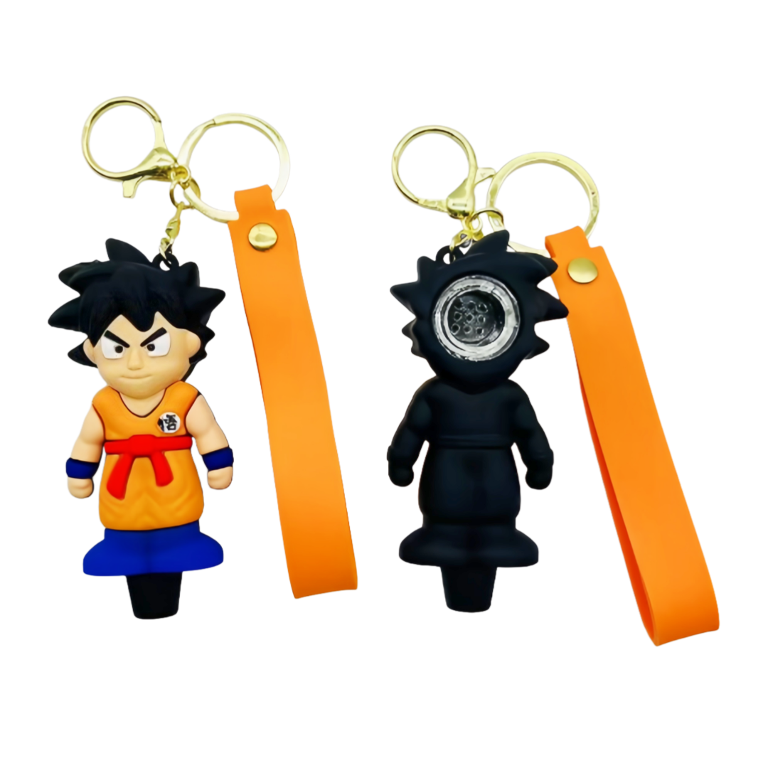 Silicone Keychain With Pipe 2 in 1