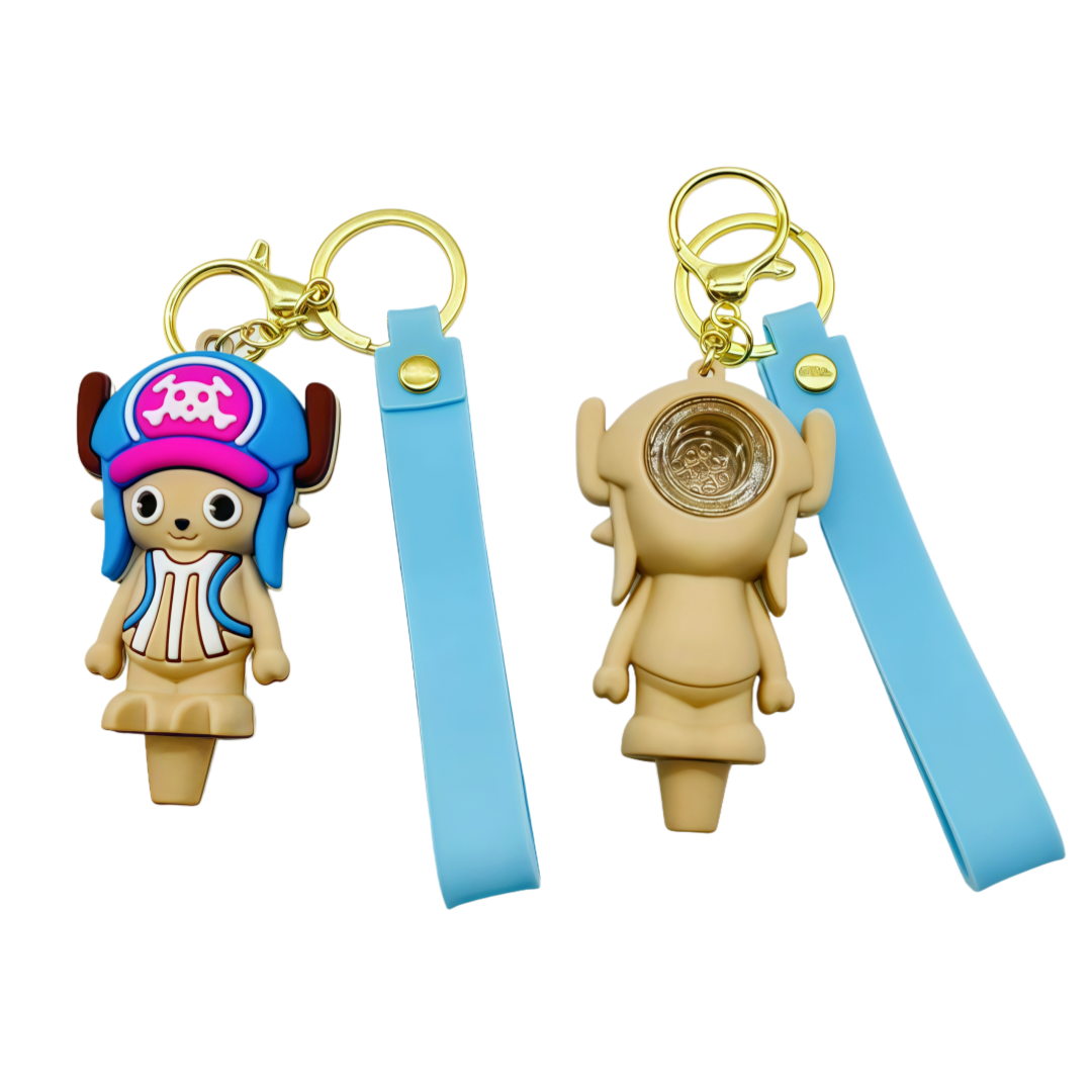 Silicone Keychain With Pipe 2 in 1