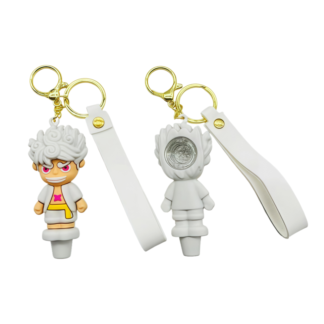 Silicone Keychain With Pipe 2 in 1
