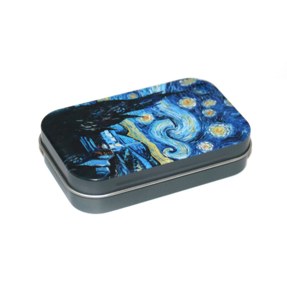 Tinplate Printed Marijuana and Tobacco Storage Case