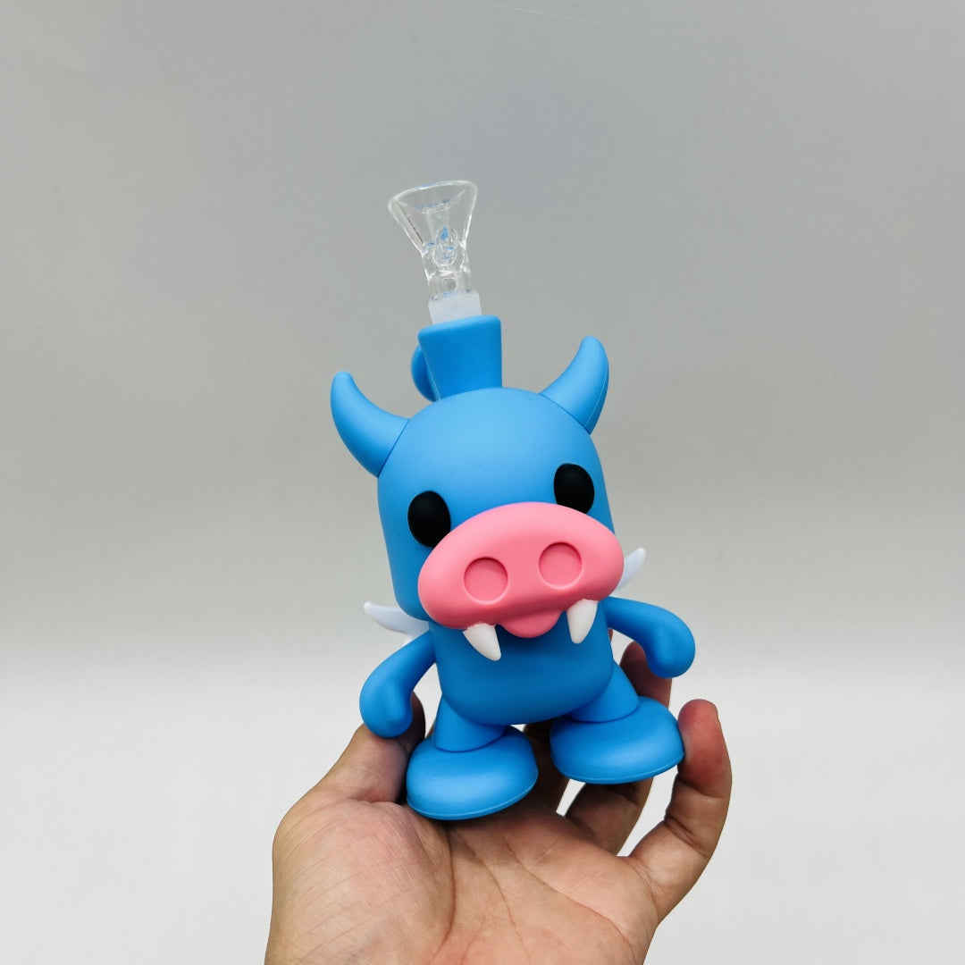 Piggy Angel Silicone Bong