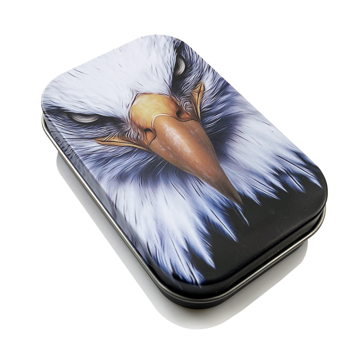 Tinplate Printed Marijuana and Tobacco Storage Case