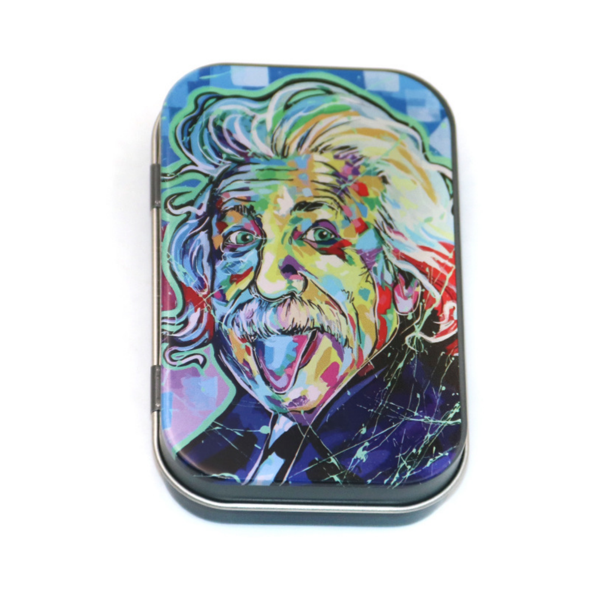 Tinplate Printed Marijuana and Tobacco Storage Case