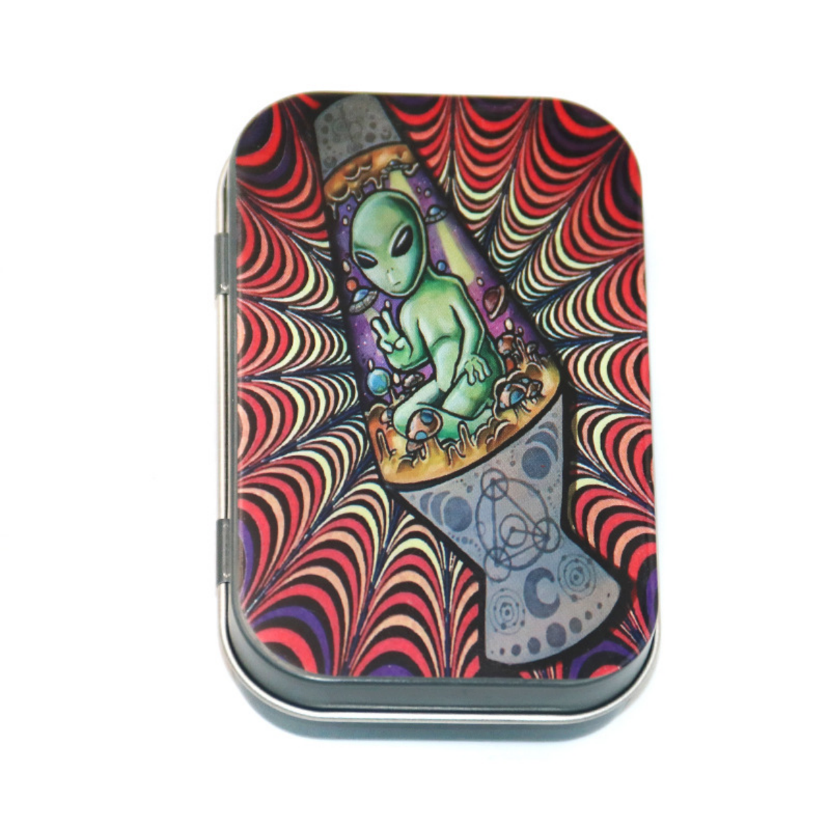 Tinplate Printed Marijuana and Tobacco Storage Case
