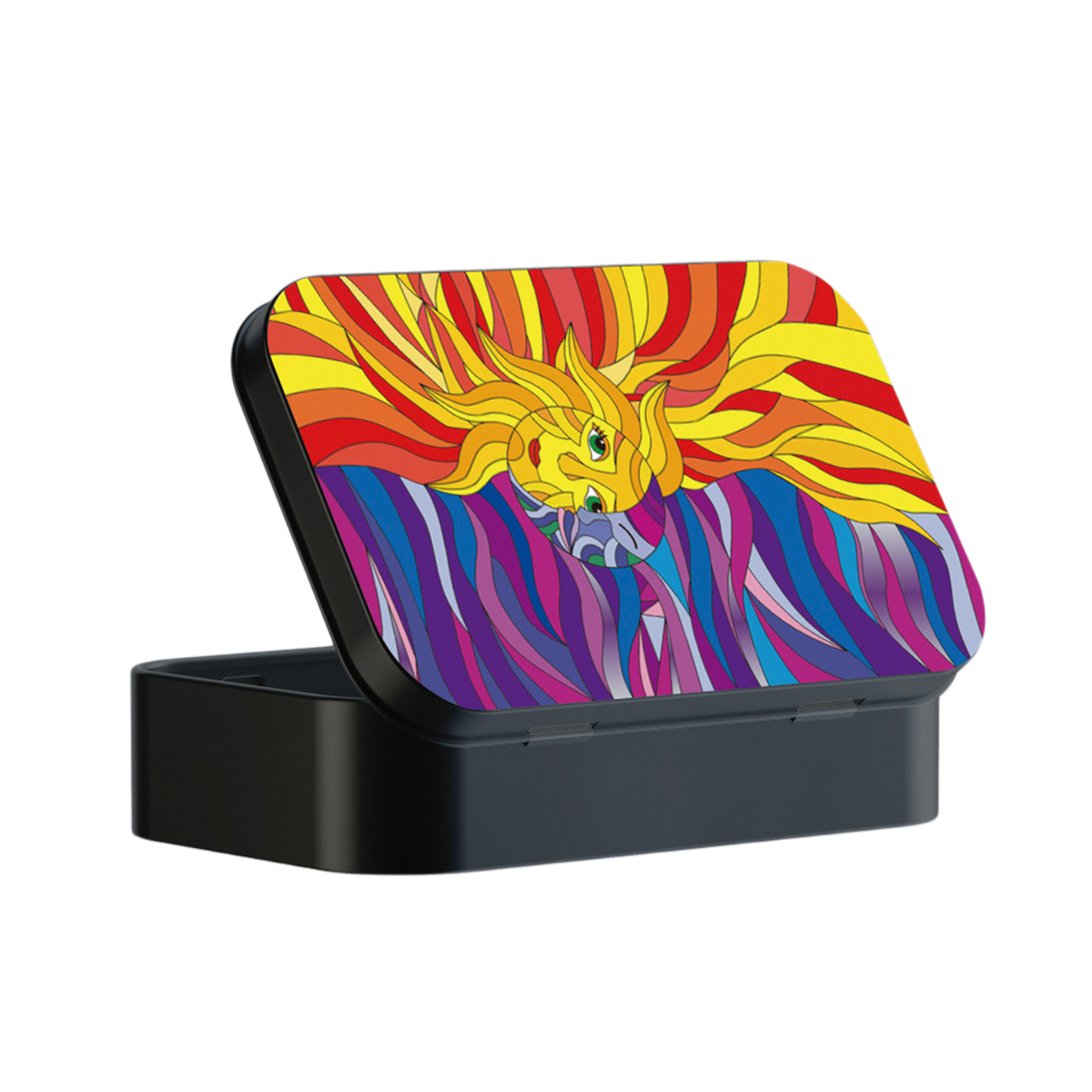 Tinplate Printed Marijuana and Tobacco Storage Case