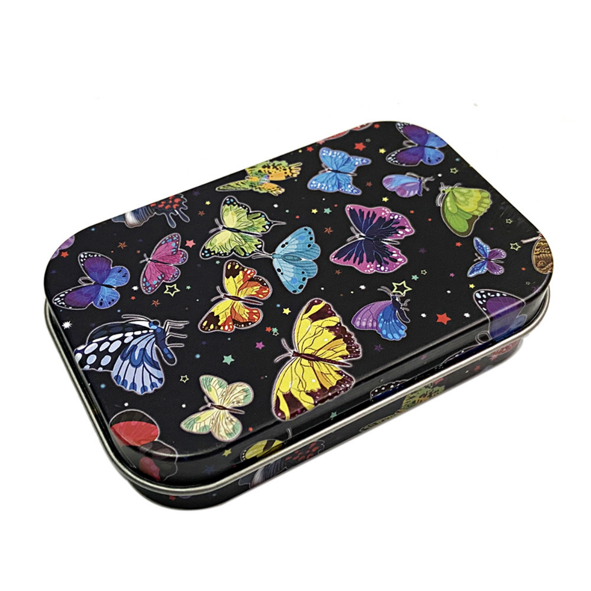 Tinplate Printed Marijuana and Tobacco Storage Case
