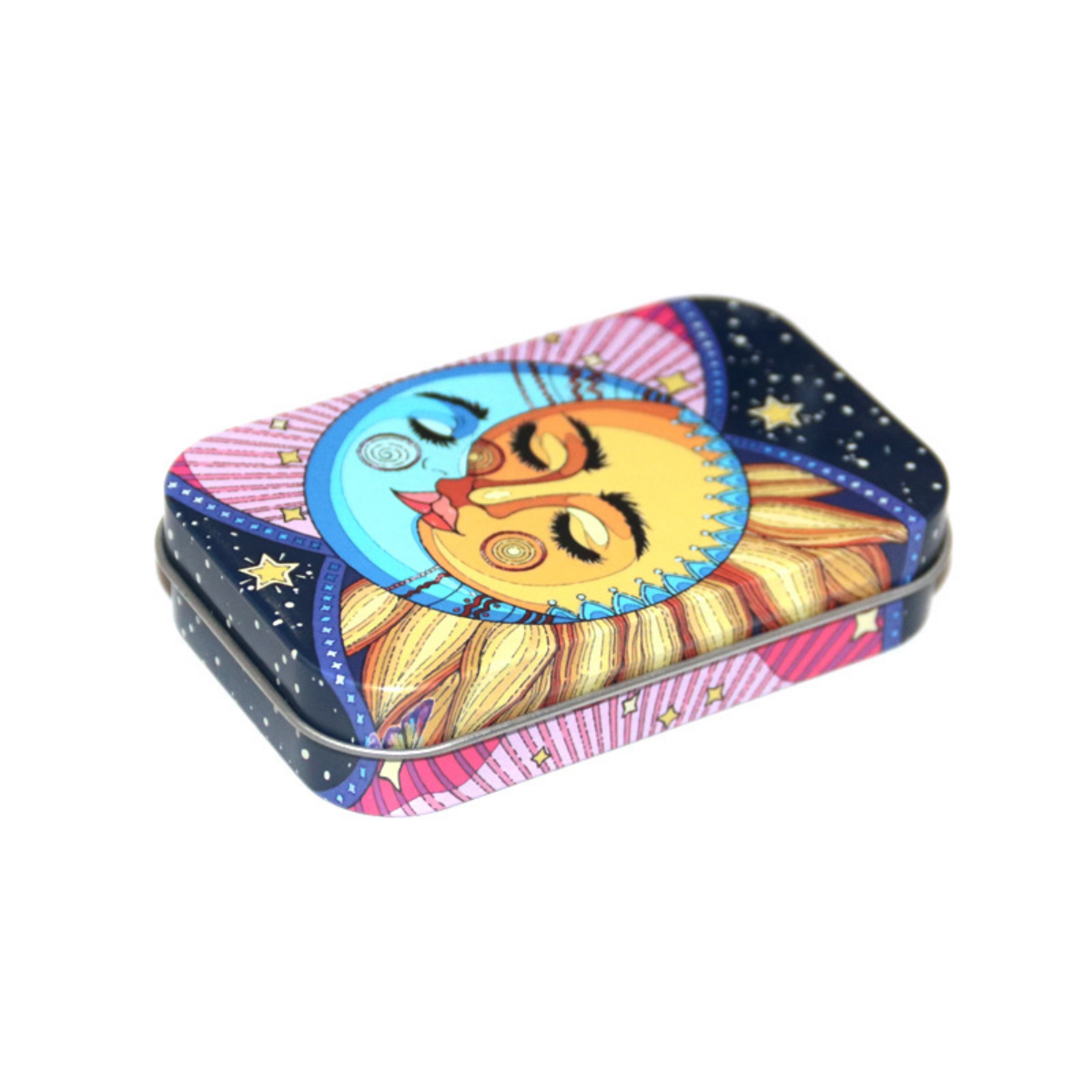 Tinplate Printed Marijuana and Tobacco Storage Case