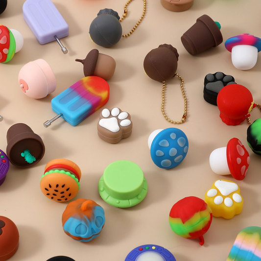 Safe Silicone Unique Shape Essential Oil Storage Cases