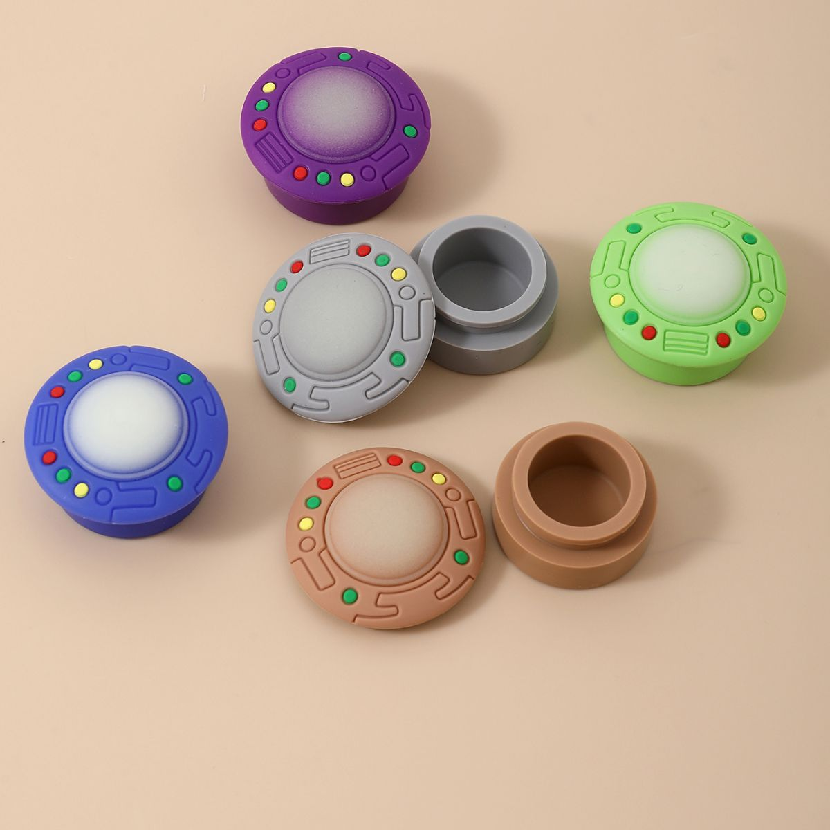 Safe Silicone Unique Shape Essential Oil Storage Cases