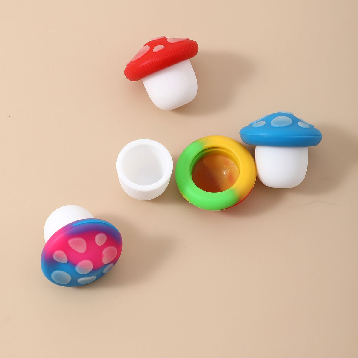 Safe Silicone Unique Shape Essential Oil Storage Cases
