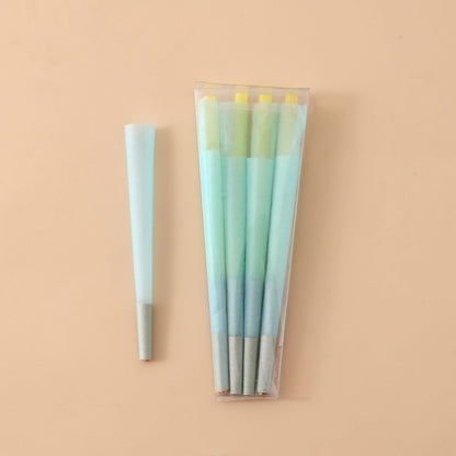 8 Pcs/Case Colored Pre-Rolled Cones Without Printing