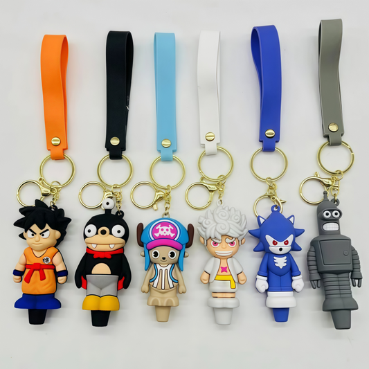 Silicone Keychain With Pipe 2 in 1