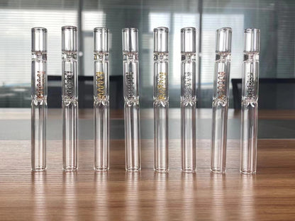 Glass Clear Chillum with Spring