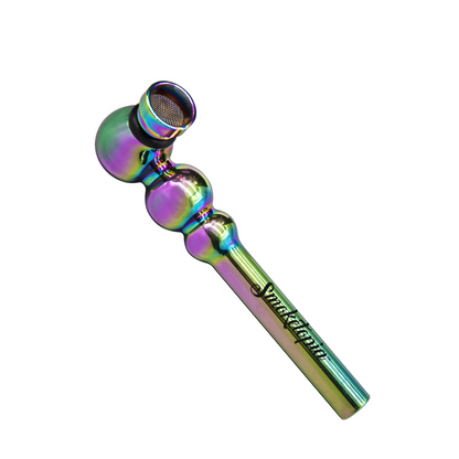 Glass Pipe 12CM Rainbow Smoking Pipe