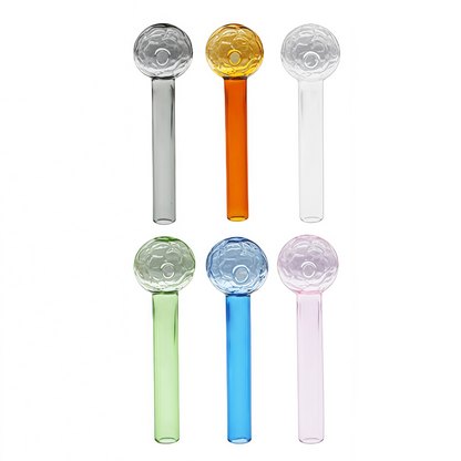 Football 4inch Colorful Oil Burner Glass Ball