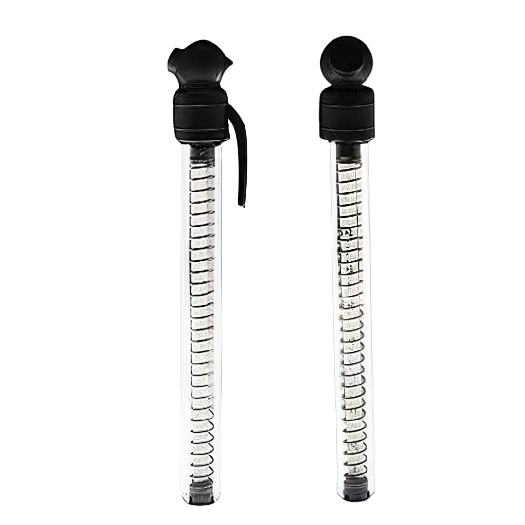 Tire Pressure Gauge Glass Chillum Glass Pipe