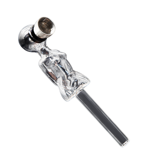 Glass Pipe 14CM Clear