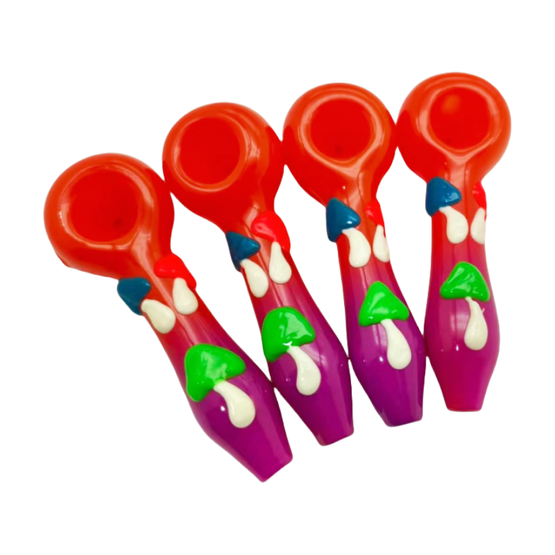 Mushroom Glass Hand Pipe