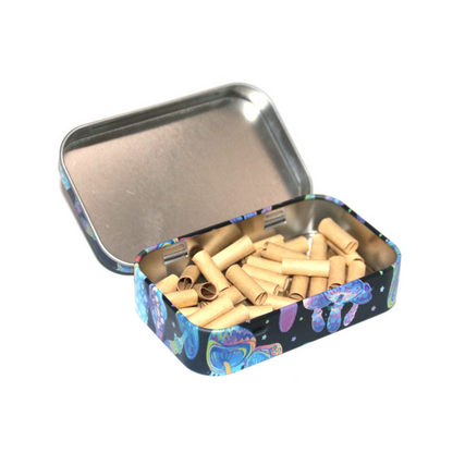 Tinplate Printed Marijuana and Tobacco Storage Case