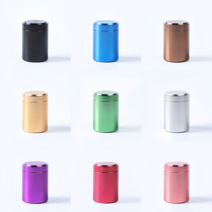 Aluminum Alloy Marijuana and Tobacco Storage Jars
