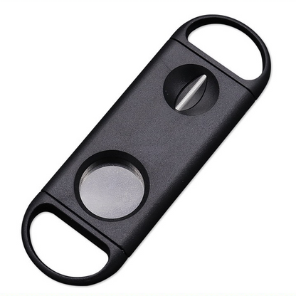 Plastic And Stainless Steel V-Shaped Double-Edged Cigar Cutter