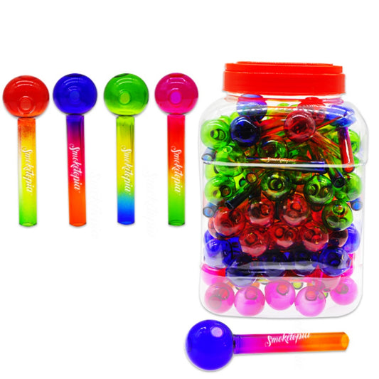 Rainbow 4inch Oil Burner Glass Ball 90CT