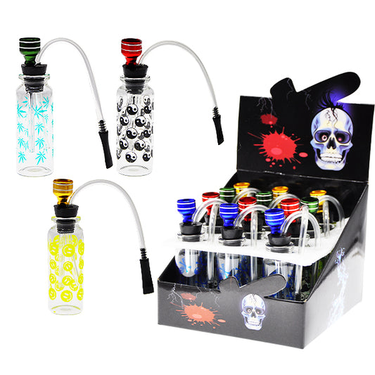 Glass Mini Bong Portable Small Water Pipe