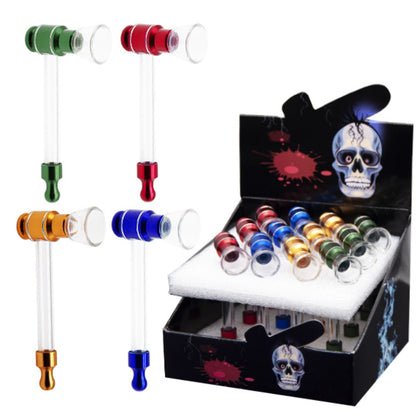 Mixed Color Glass Smoking Pipe