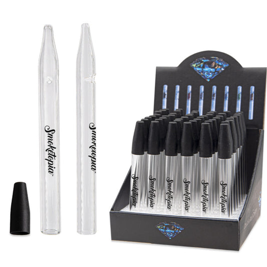 Needle OG Pipe with Silicone Lid Cover Chillum