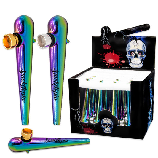 Glass Pipe 13.5CM Rainbow Smoking Pipe