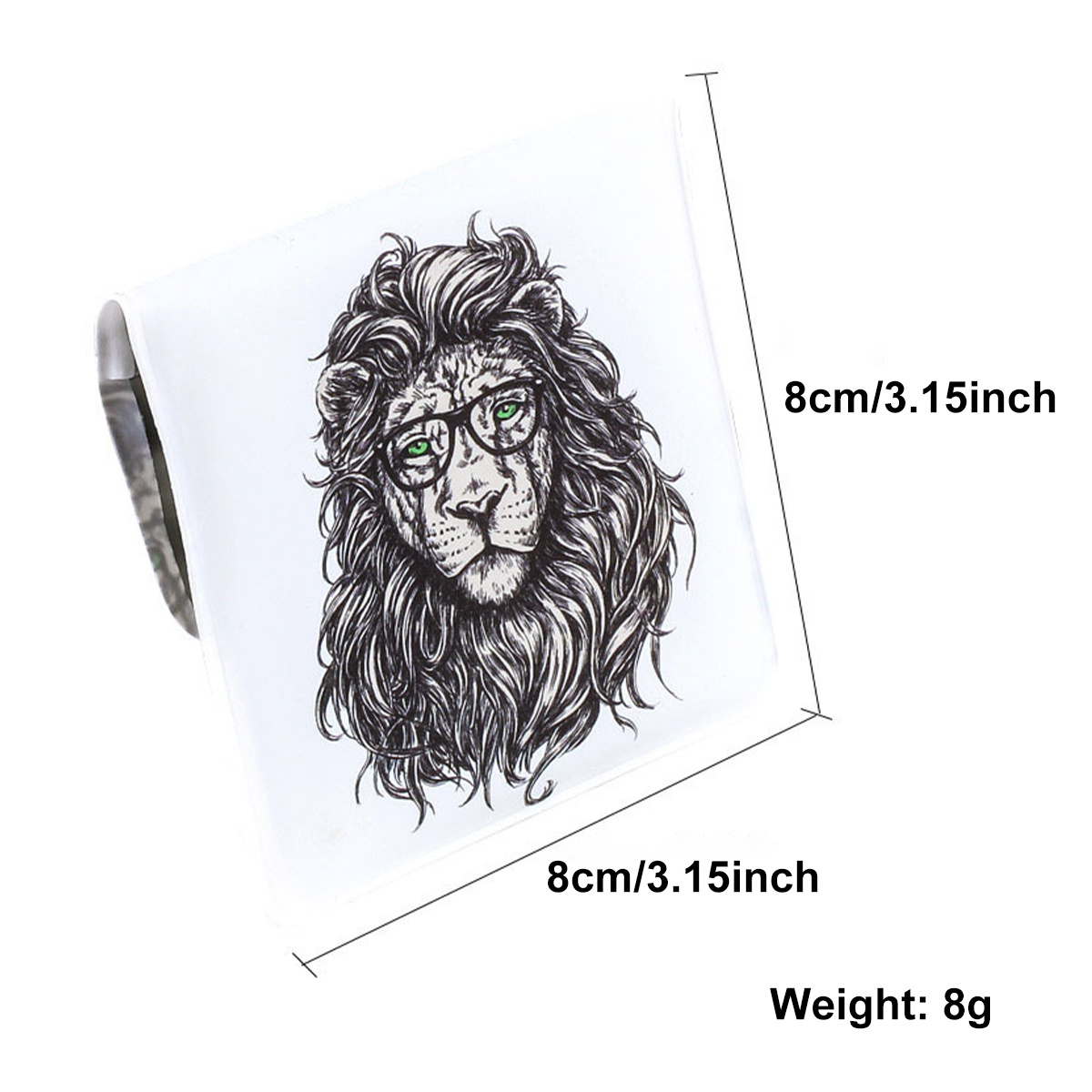 High Temperature Resistant Mini Portable Pocket Ashtray