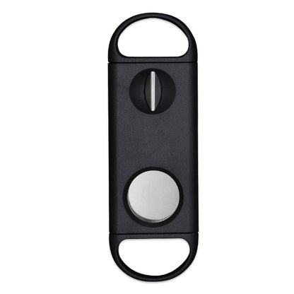 Plastic And Stainless Steel V-Shaped Double-Edged Cigar Cutter