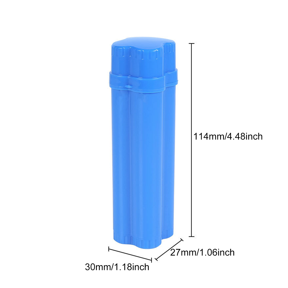 Plastic Flip-Top Pre-Rolled Cone And Lighter Storage Cases