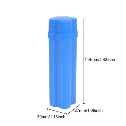 Plastic Flip-Top Pre-Rolled Cone And Lighter Storage Cases