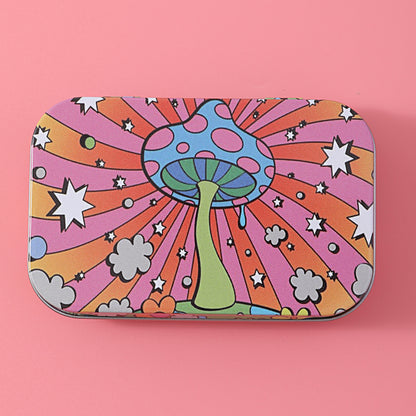 Tinplate Printed Marijuana and Tobacco Storage Case